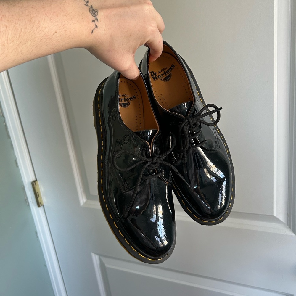 Dr. Martens 1461 Black Patent Leather Oxfords